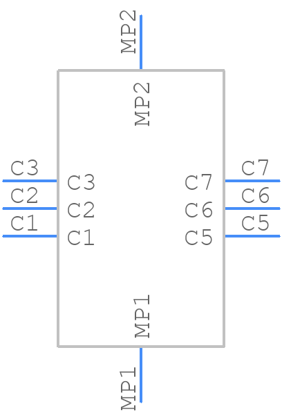 0473882001 - Molex - PCB symbol