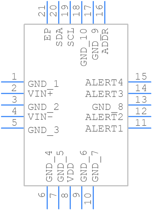 MCP9600-E/MX - Microchip - PCB symbol