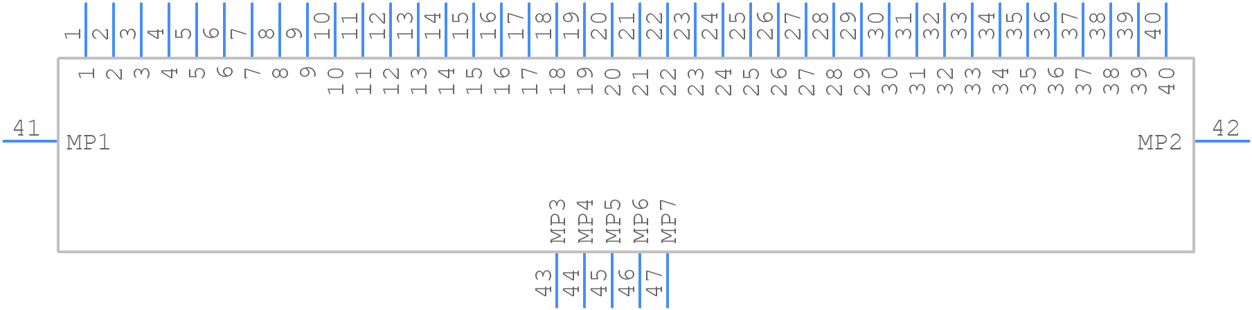 501083-4010 - Molex - PCB symbol