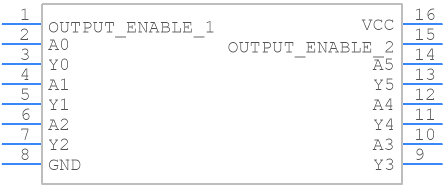 MC74HC365ADR2G - onsemi - PCB symbol