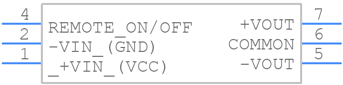 TDN 1-1222WI - Traco Power - PCB symbol