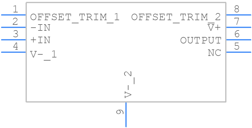 OPA277AIDRMT - Texas Instruments - PCB symbol