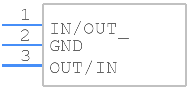 MEM1608P101R - TDK - PCB symbol