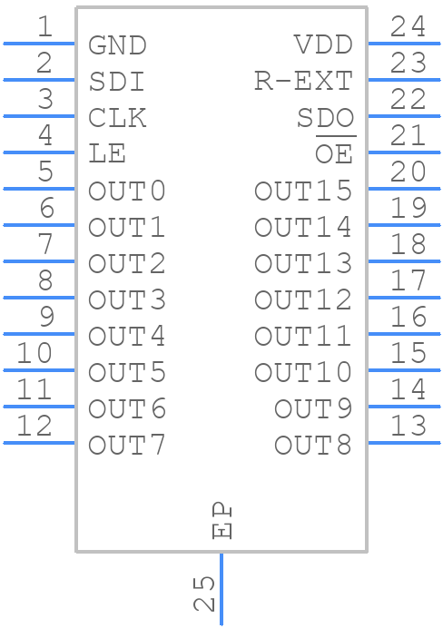 STP16CPS05TTR - STMicroelectronics - PCB symbol