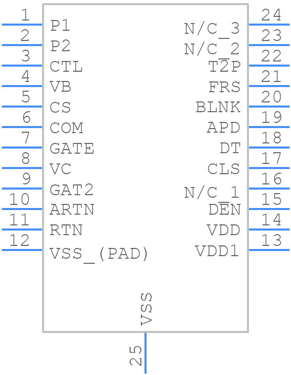 TPS23785BPWPR - Texas Instruments - PCB symbol