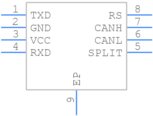 LTC2875IDD#PBF - Analog Devices - PCB symbol