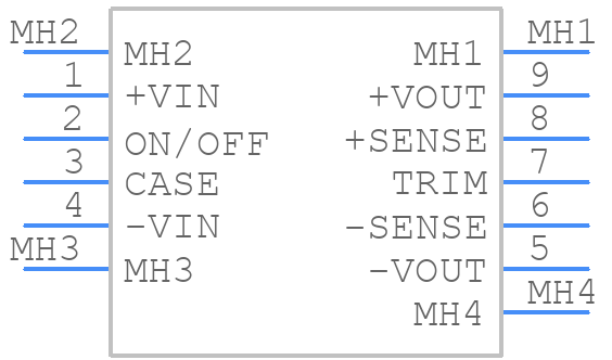 CHB350-48S28 - Cincon - PCB symbol