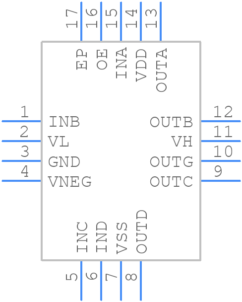 MD1813K6-G - Microchip - PCB symbol