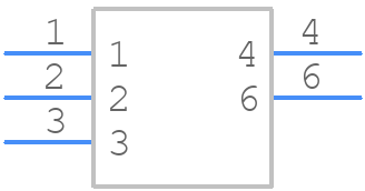 EMIF02-02OABRY - STMicroelectronics - PCB symbol