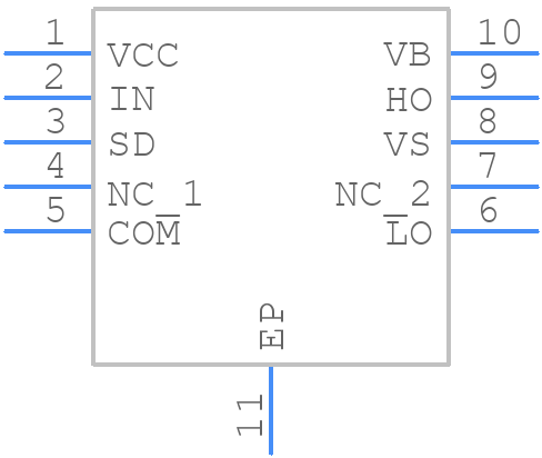 DGD0504FN-7 - Diodes Incorporated - PCB symbol