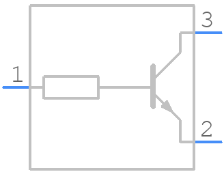 PDTC123TT,215 - Nexperia - PCB symbol