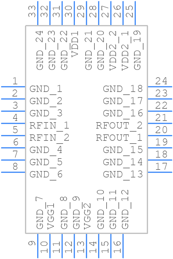 HMC1114LP5DE - Analog Devices - PCB symbol