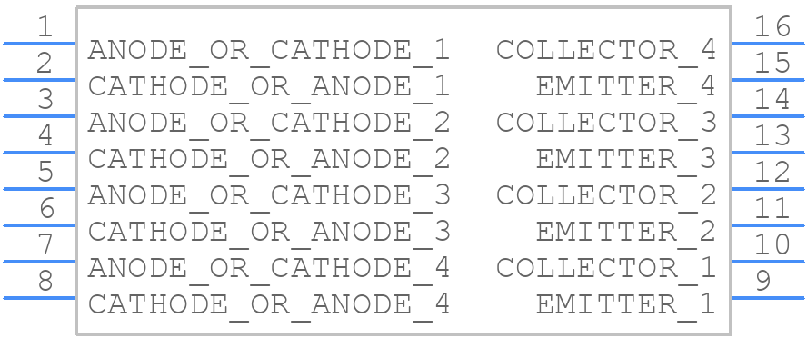 ACPL-844-300E - Avago Technologies - PCB symbol