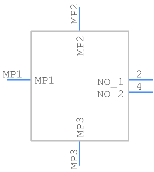 KT11P4SA1M34LFS - C & K COMPONENTS - PCB symbol