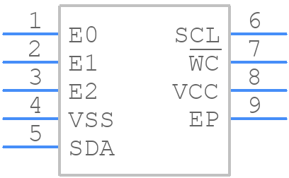 M34E02-FMC6TG - STMicroelectronics - PCB symbol