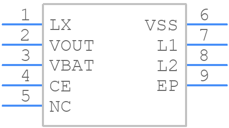 XCL101A331ER-G - Torex - PCB symbol