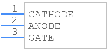 C106MG - LITTELFUSE - PCB symbol