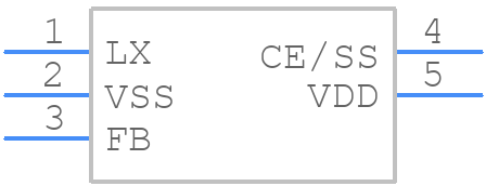 XC9119D10AMR-G - Torex - PCB symbol