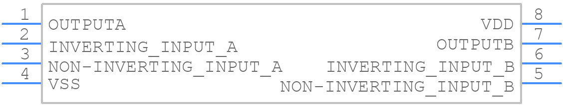 LME49721MAX/NOPB - Texas Instruments - PCB symbol