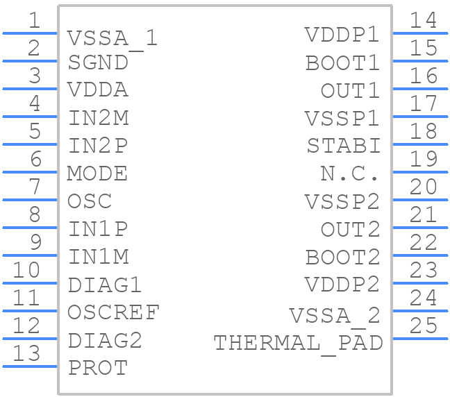 TDA8954TH/N1,118 - NXP - PCB symbol