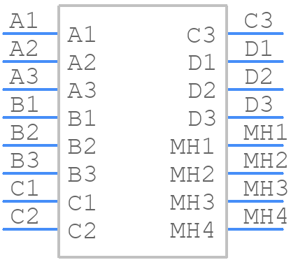 37212-62A3-003PL - 3M - PCB symbol