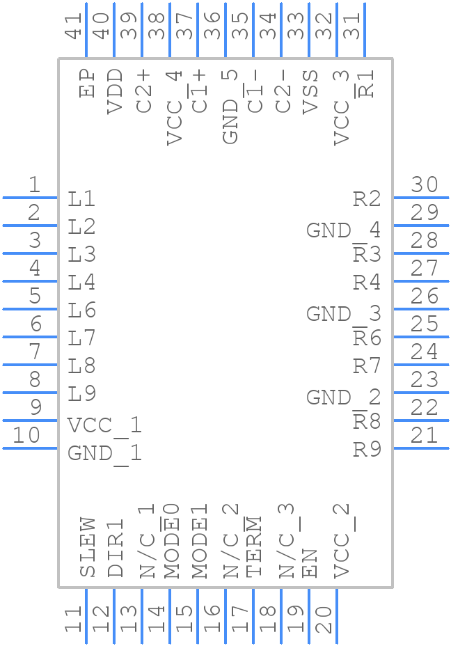 XR34350IL - EXAR - PCB symbol