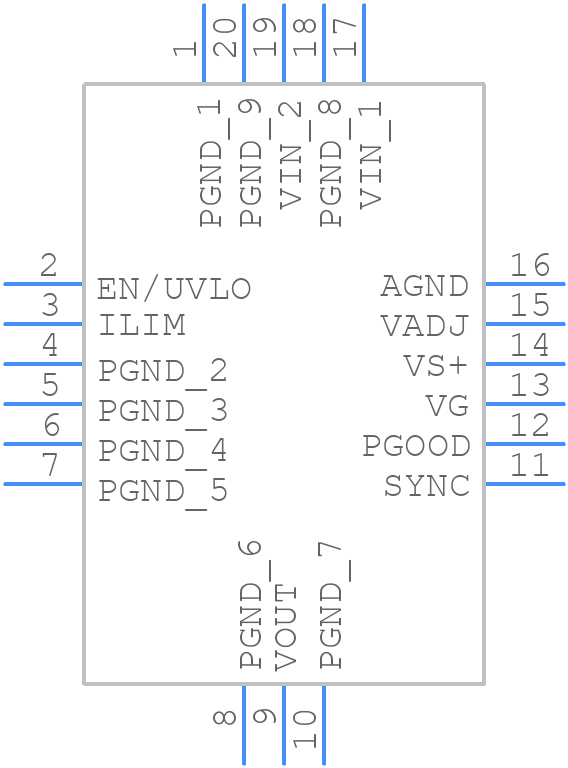 TPSM84A22MOJR - Texas Instruments - PCB symbol