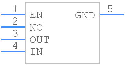 LP38692MPX-3.3/NOPB - Texas Instruments - PCB symbol
