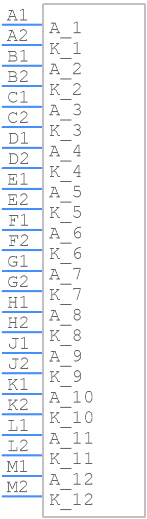 SSA-LXH1225GD - Lumex - PCB symbol