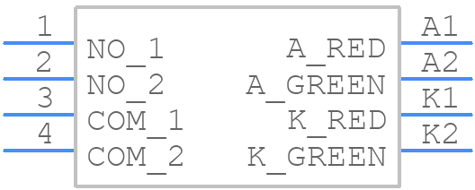 B3W-9000-RG2C - OMRON Electronics - PCB symbol
