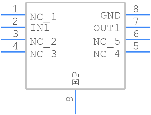 ADL5530ACP - Analog Devices - PCB symbol