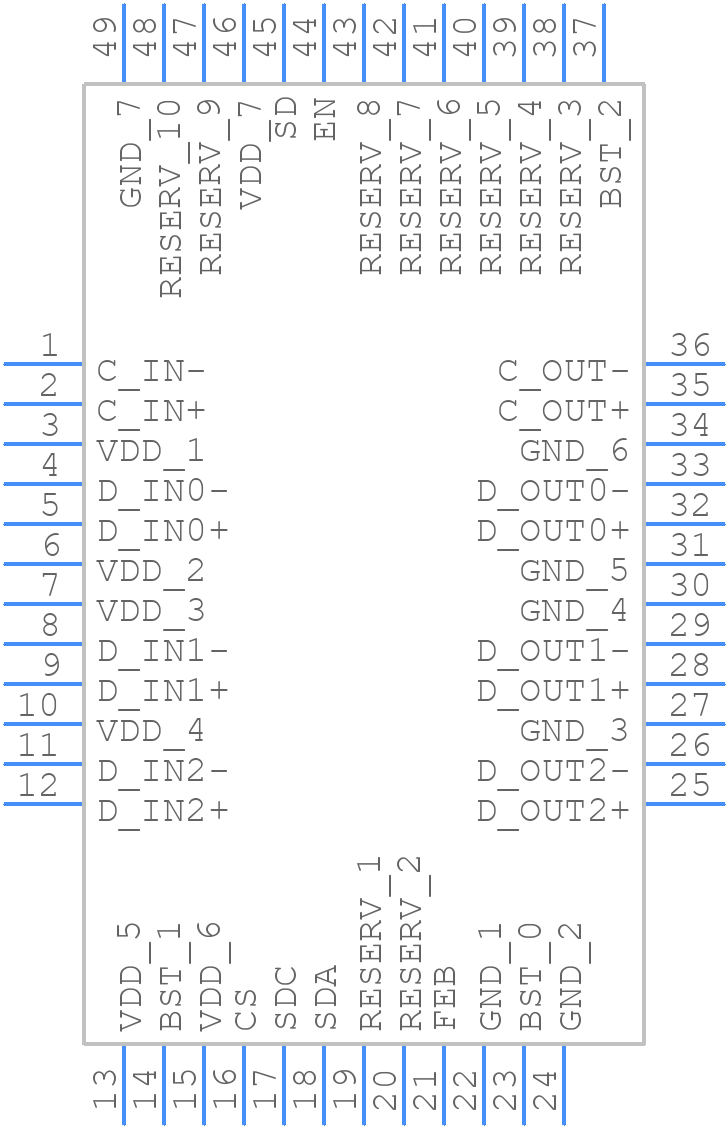 DS16EV5110SQ/NOPB - Texas Instruments - PCB symbol