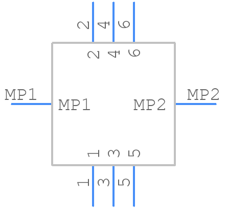 XF2J-0624-12A - OMRON Electronics - PCB symbol