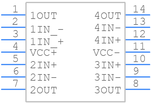 LM348NG4 - Texas Instruments - PCB symbol