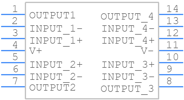 LMC660AIMX - Texas Instruments - PCB symbol