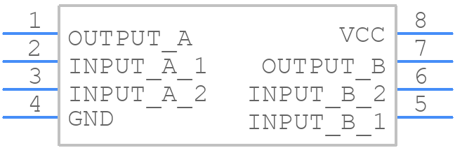 LM393DR2GH - onsemi - PCB symbol