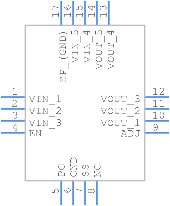 ADP1753ACPZ-R7 - Analog Devices - PCB symbol