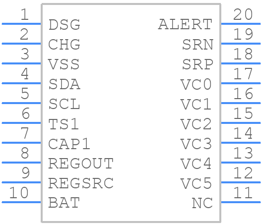 BQ7692000PWR - Texas Instruments - PCB symbol