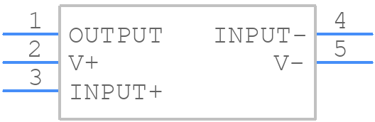 LMC7101AIM5X/NOPB - Texas Instruments - PCB symbol