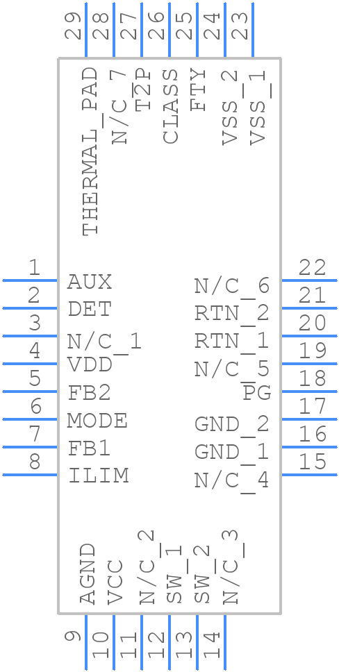 MP8007GV-P - Monolithic Power Systems (MPS) - PCB symbol