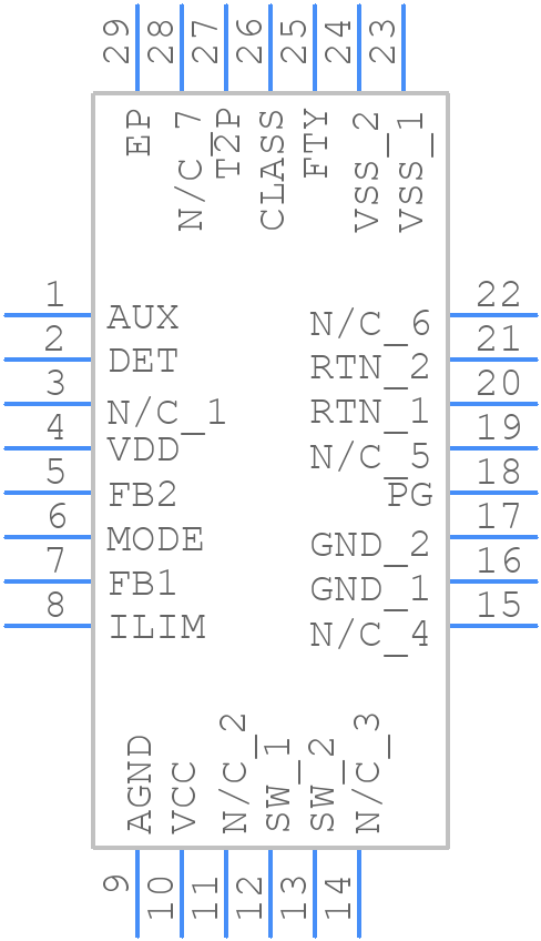MP8007GV-Z - Monolithic Power Systems (MPS) - PCB symbol