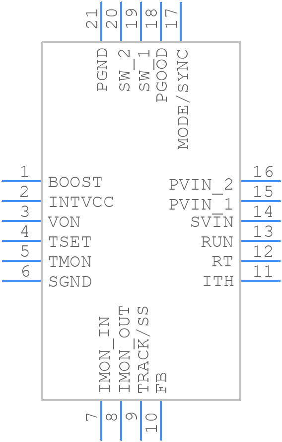 LTC3626EUDC#TRPBF - Analog Devices - PCB symbol