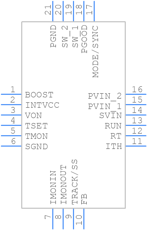 LTC3626IUDC#TRPBF - Analog Devices - PCB symbol