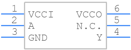 74AXP1T34GNH - Nexperia - PCB symbol