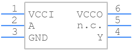 74AXP1T34GMH - Nexperia - PCB symbol