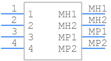 0482580002 - Molex - PCB symbol