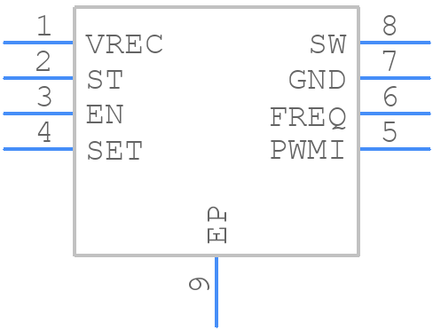 TLD5045EJXUMA1 - Infineon - PCB symbol