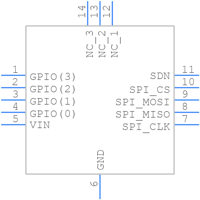 SPSGRFC-915 - STMicroelectronics - PCB symbol