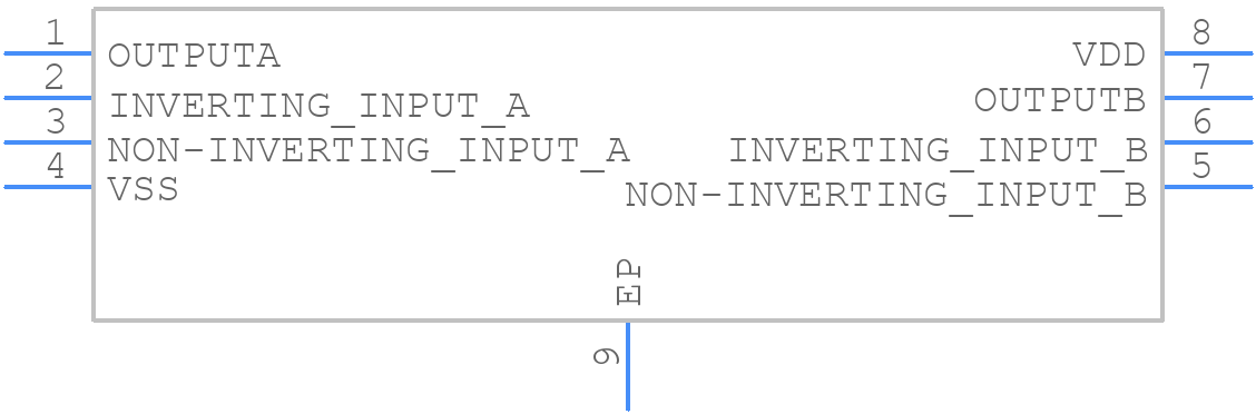 LME49726MYX/NOPB - Texas Instruments - PCB symbol