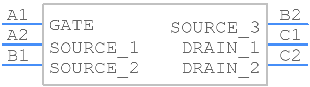 SSM6J771G,LF - Toshiba - PCB symbol